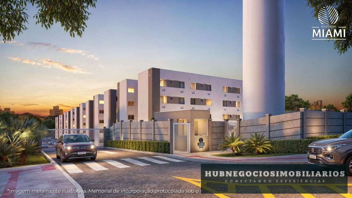 Apartamento de 2 quartos, 44m² no bairro Vila Atlântida, em Montes Claros | Eu Corretor