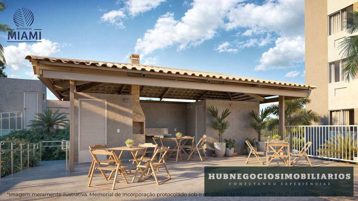 Apartamento de 2 quartos, 44m² no bairro Vila Atlântida, em Montes Claros | Eu Corretor