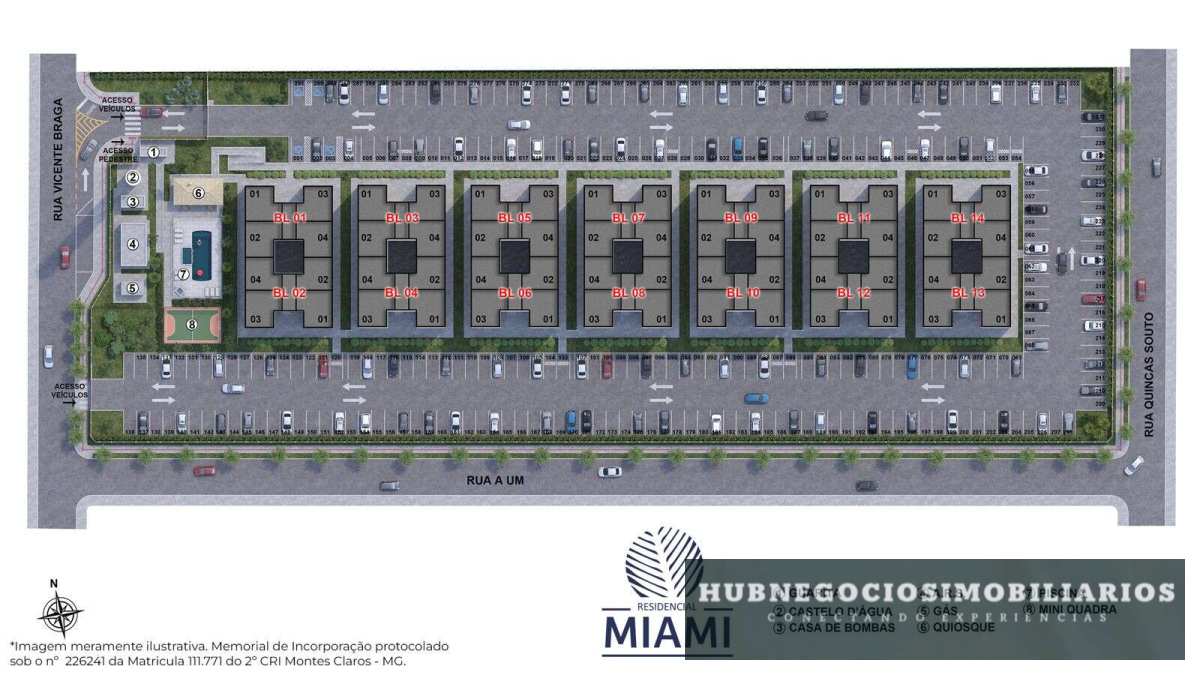 Apartamento de 2 quartos, 44m² no bairro Vila Atlântida, em Montes Claros | Eu Corretor